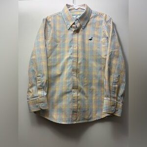 Properly Tied Boys' Pastel Plaid Button-Down Shirt classic fit size 7